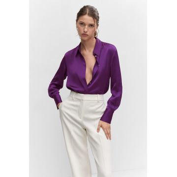 Camasa vaporoasa de satin Ideale