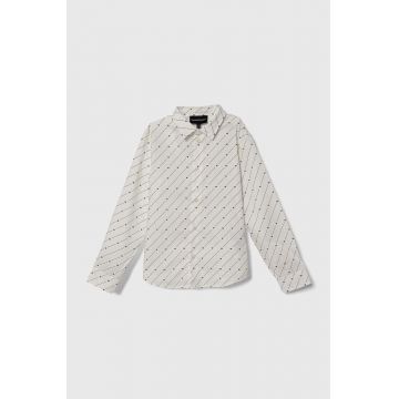 Emporio Armani camasa copii culoarea alb