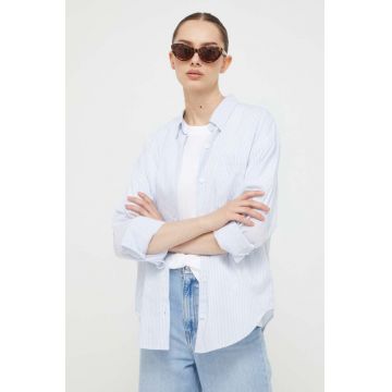 Hollister Co. camasa femei, cu guler clasic, relaxed