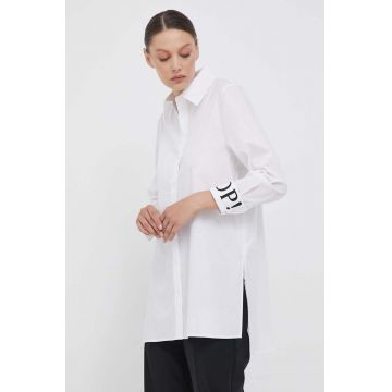 Joop! camasa femei, culoarea alb, cu guler clasic, regular
