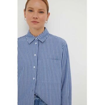 Marc O'Polo camasa din bumbac DENIM femei, cu guler clasic, relaxed