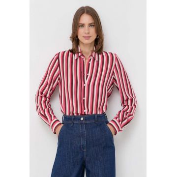 Marella camasa de matase cu guler clasic, regular