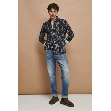Medicine camasa barbati, cu guler clasic, slim