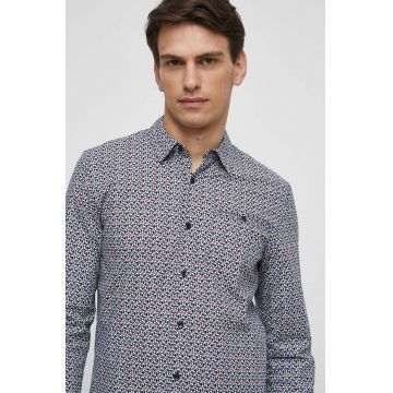 Medicine camasa barbati, cu guler clasic, slim