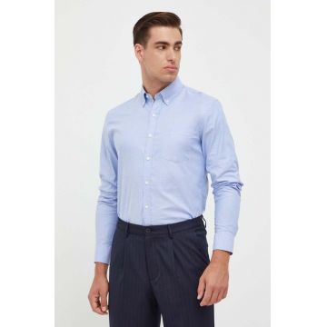 Michael Kors camasa barbati, cu guler button-down, slim