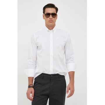 North Sails camasa barbati, culoarea alb, cu guler button-down, regular
