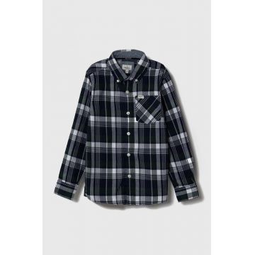 Pepe Jeans camasa de bumbac pentru copii culoarea verde
