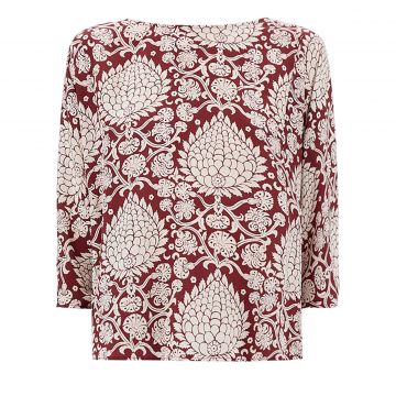 Silk crepe de chine blouse 42