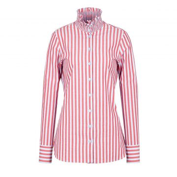 STRIPED SHIRT WITH PRINT XS