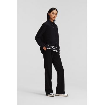 Camasa de bumbac organic cu logo brodat
