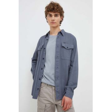 G-Star Raw camasa din bumbac barbati, cu guler clasic, slim