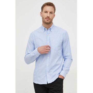 Michael Kors camasa barbati, cu guler button-down, slim