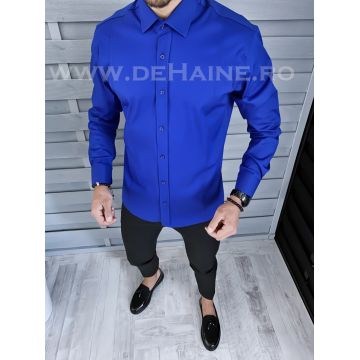 Camasa barbati albastra slim fit B1362  E