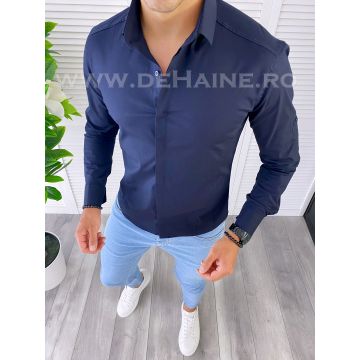 Camasa barbati bleumarin slim fit B2144 V5  e
