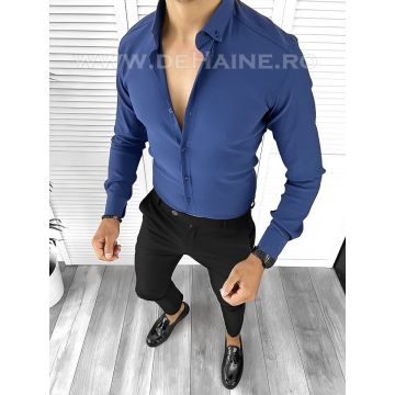 Camasa barbati slim fit bleumarin B5341 6-4.3
