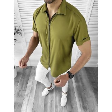 Camasa barbati slim fit verde 10616 O4-5.2