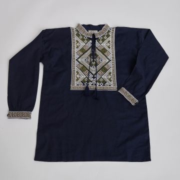 Camasa Traditionala barbateasca - Marin bleumarin 03