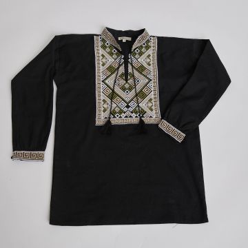 Camasa Traditionala barbateasca - Marin negru 02