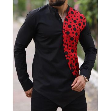 Tunica Neagra Asimetrica - DSC65 (XL,XXL) -
