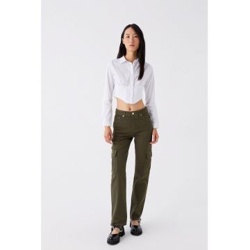 Camasa-corset crop
