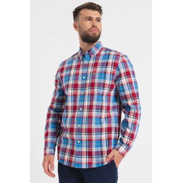 Camasa cu maneci lungi si model in carouri