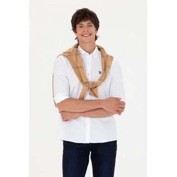 Camasa Oxford cu logo brodat