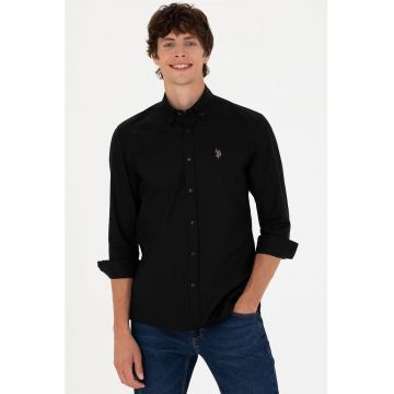 Camasa Oxford cu logo brodat