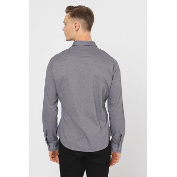 Camasa Oxford cu logo discret Biado