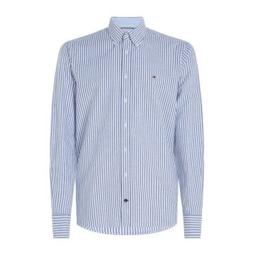 Camasa Oxford regular fit de bumbac cu model in dungi