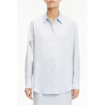 Camasa relaxed fit cu guler ascutit