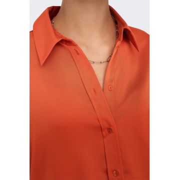 Camasa satinata cu model supradimensionat Marta