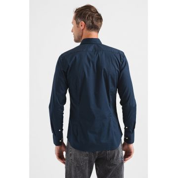 Camasa slim fit din amestec de bumbac