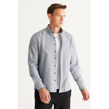 Camasa slim fit cu buline