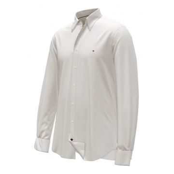 Camasa slim fit cu guler fixat cu nasturi