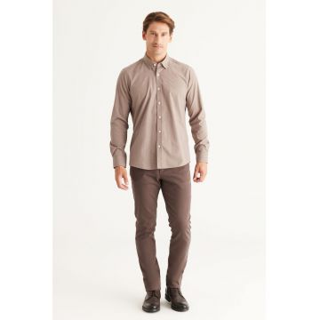 Camasa slim fit cu maneci lungi