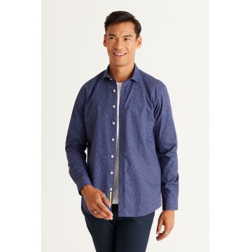 Camasa slim fit cu model