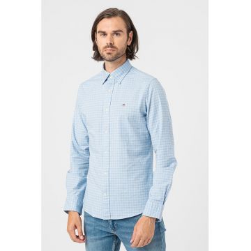 Camasa slim fit cu model in carouri