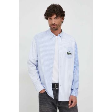 Lacoste camasa din bumbac barbati, cu guler button-down, relaxed