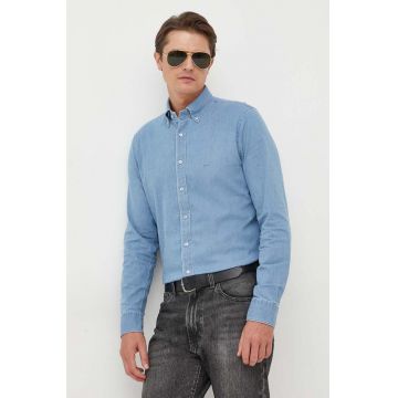 MICHAEL Michael Kors camasa din bumbac barbati, cu guler button-down, slim