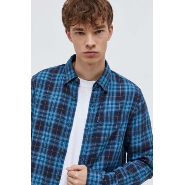 Superdry camasa din bumbac barbati, cu guler button-down, regular