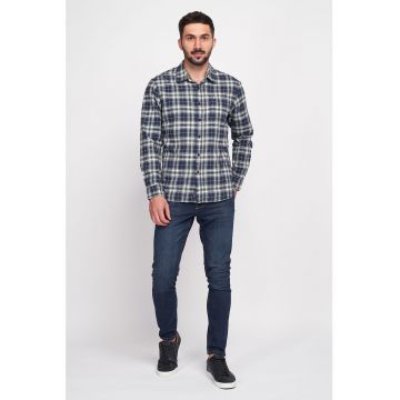 Camasa cu maneci lungi cu model in carouri