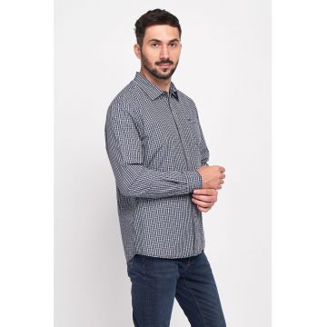 Camasa cu maneci lungi si model in carouri