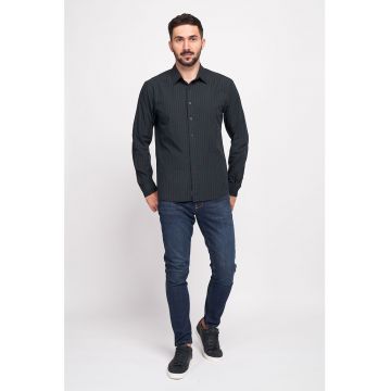 Camasa cu maneci lungi si model in carouri