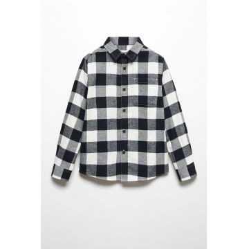 Camasa de bumbac in carouri Xavi