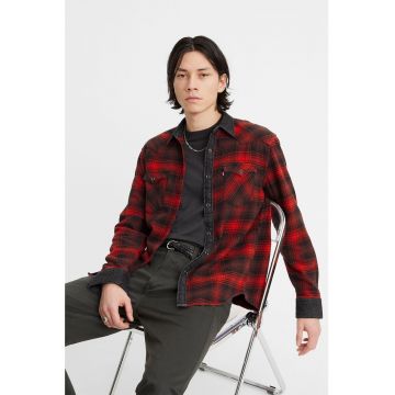 Camasa de denim cu buzunare pe piept Barstow