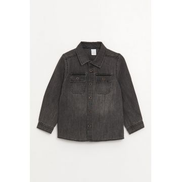 Camasa de denim cu capse