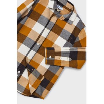 Camasa din amestec de bumbac cu model in carouri