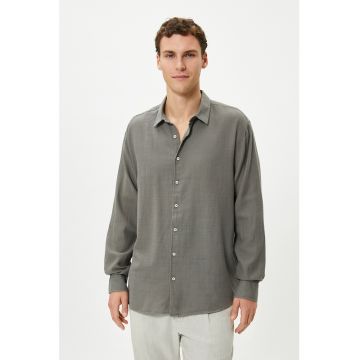 Camasa regular fit de bumbac