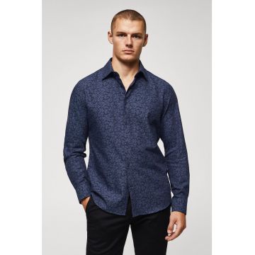 Camasa slim fit cu imprimeu