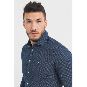 Camasa slim fit cu imprimeu grafic